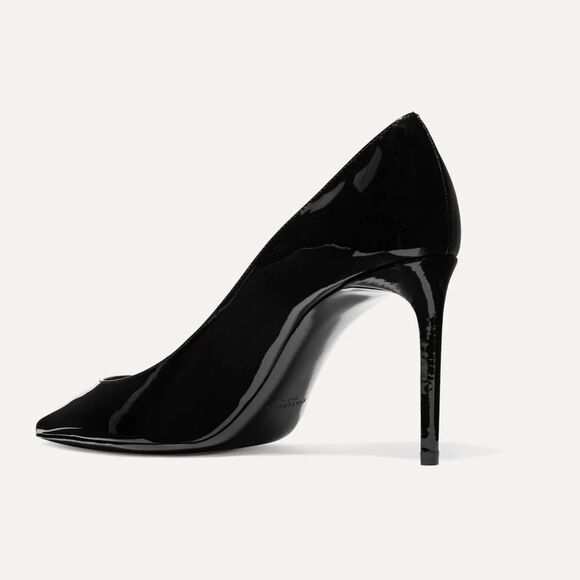 SAINT LAURENT YSL ZOE PATENT LEATHER PUMP SIZE 36+ / US 6.5 - Picture 3 of 6